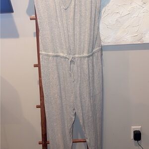 Stars Above Light Gray Jumpsuit